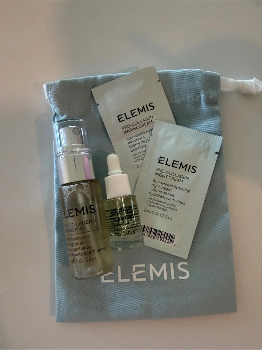 Elemis Pro Collagen Toning Mist & facial oil